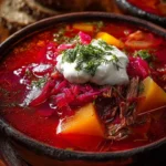 Authentic Ukrainian Borscht Soup First Image
