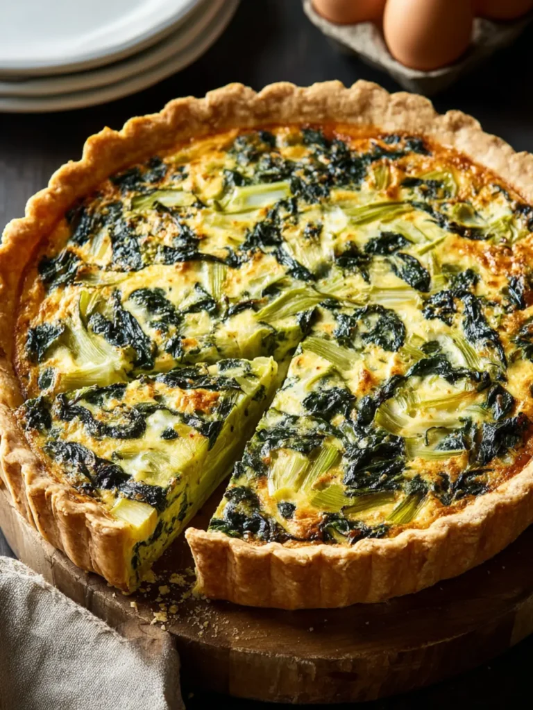 Gluten-Free Quiche with Spinach & Leeks First Image