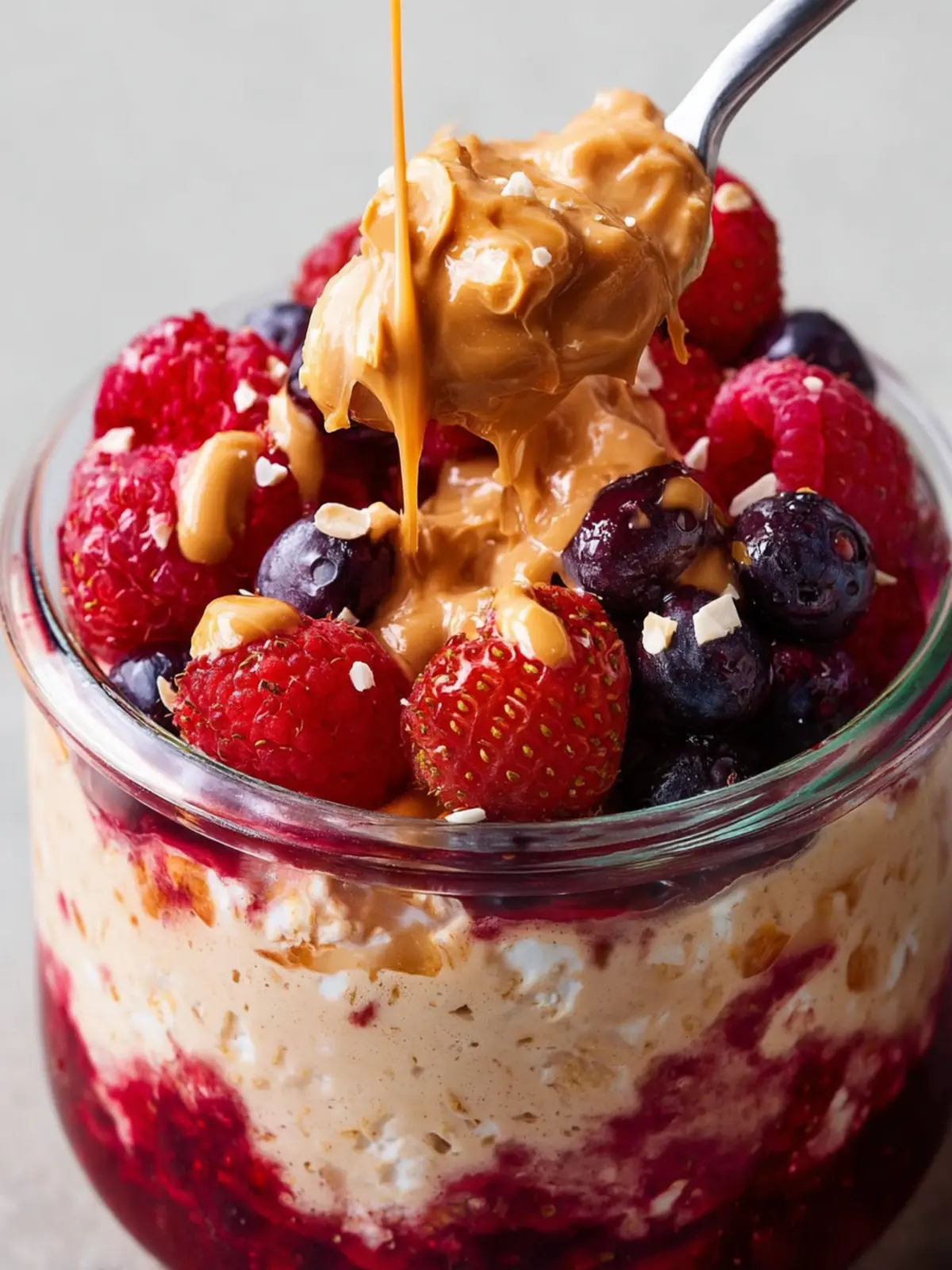Peanut Butter and Jelly Overnight Oats: The Best Easy Breakfast! 5 Peanut Butter and Jelly Overnight Oats First Image