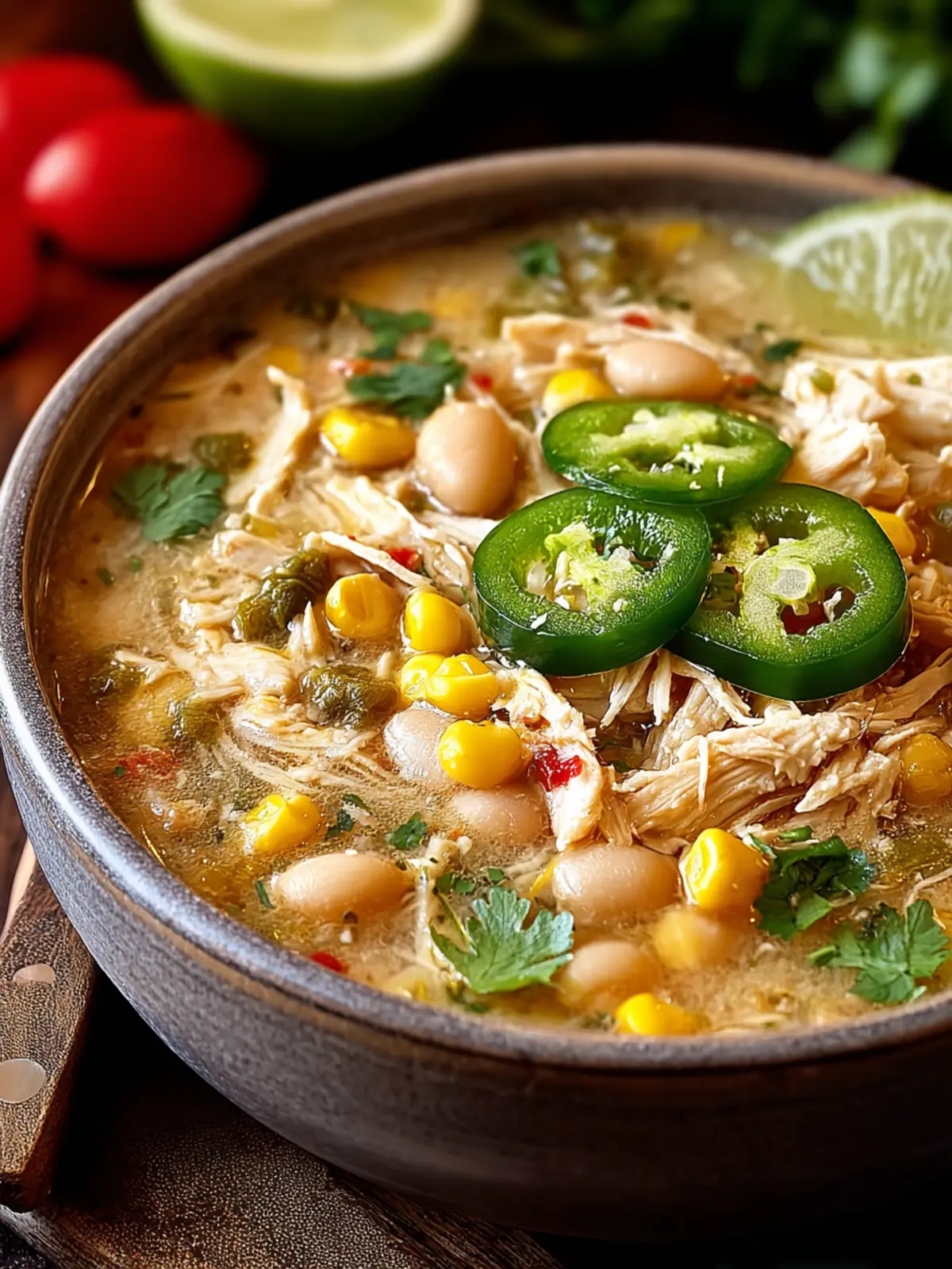 Slow Cooker White Chicken Chili Recipe First Image