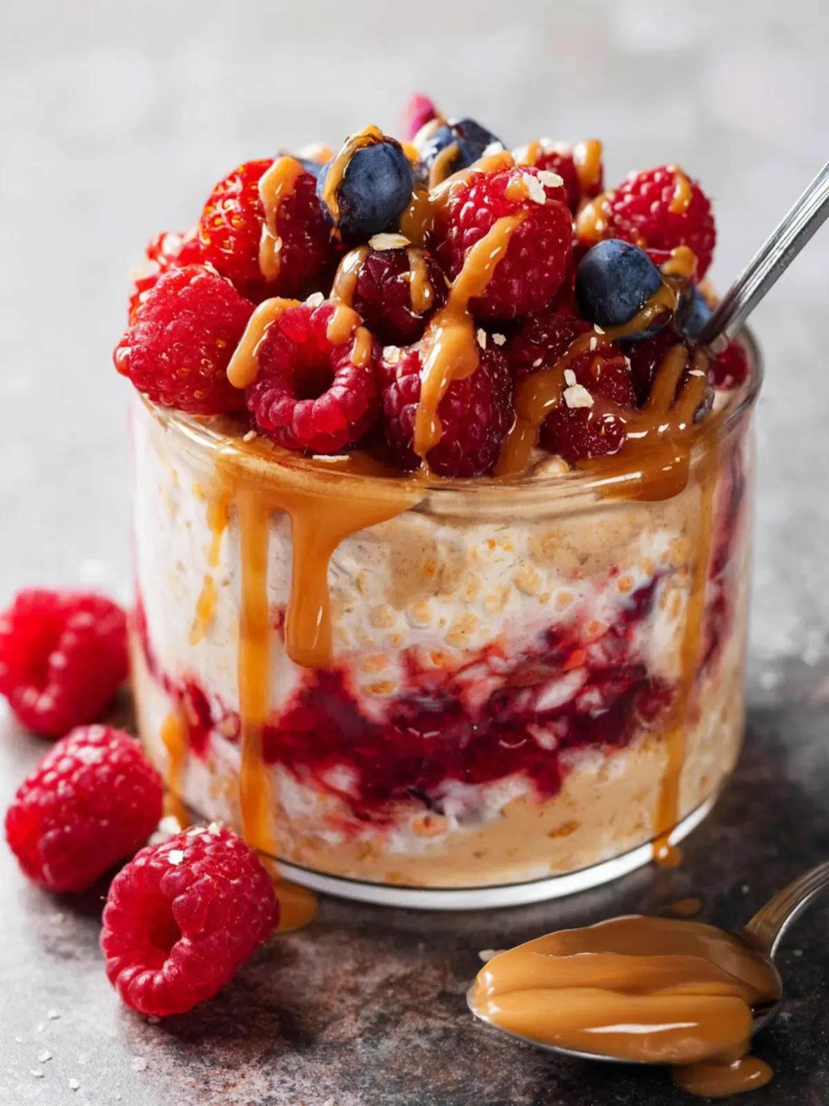 Peanut Butter and Jelly Overnight Oats: The Best Easy Breakfast! 6