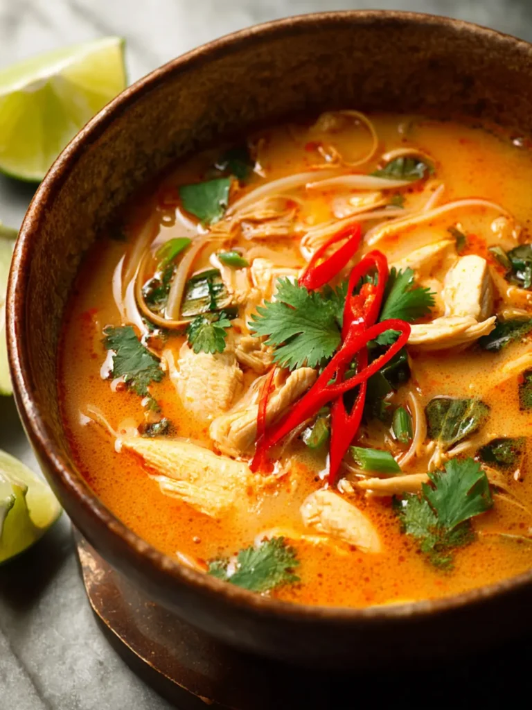 Thai Curry Chicken Soup First Image