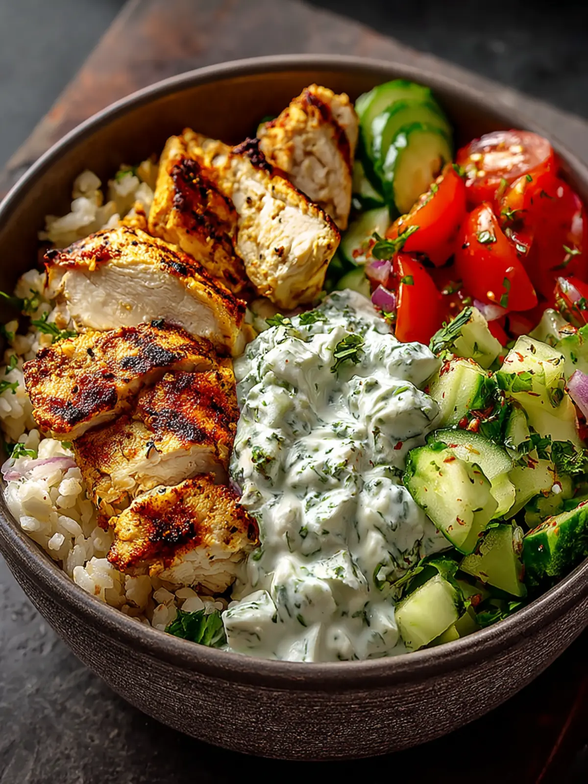 Chicken Tzatziki Bowls First Image
