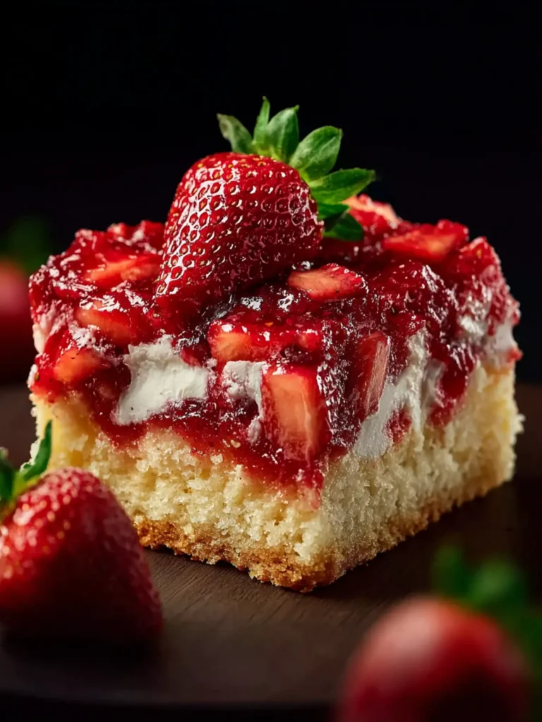 Strawberry Earthquake Cake First Image