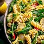 Lemon Artichoke Arugula Pasta Salad First Image