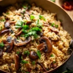 One-Pot Mushroom Rice: Effortlessly Delicious Comfort in a Bowl 9 One-Pot Mushroom Rice First Image
