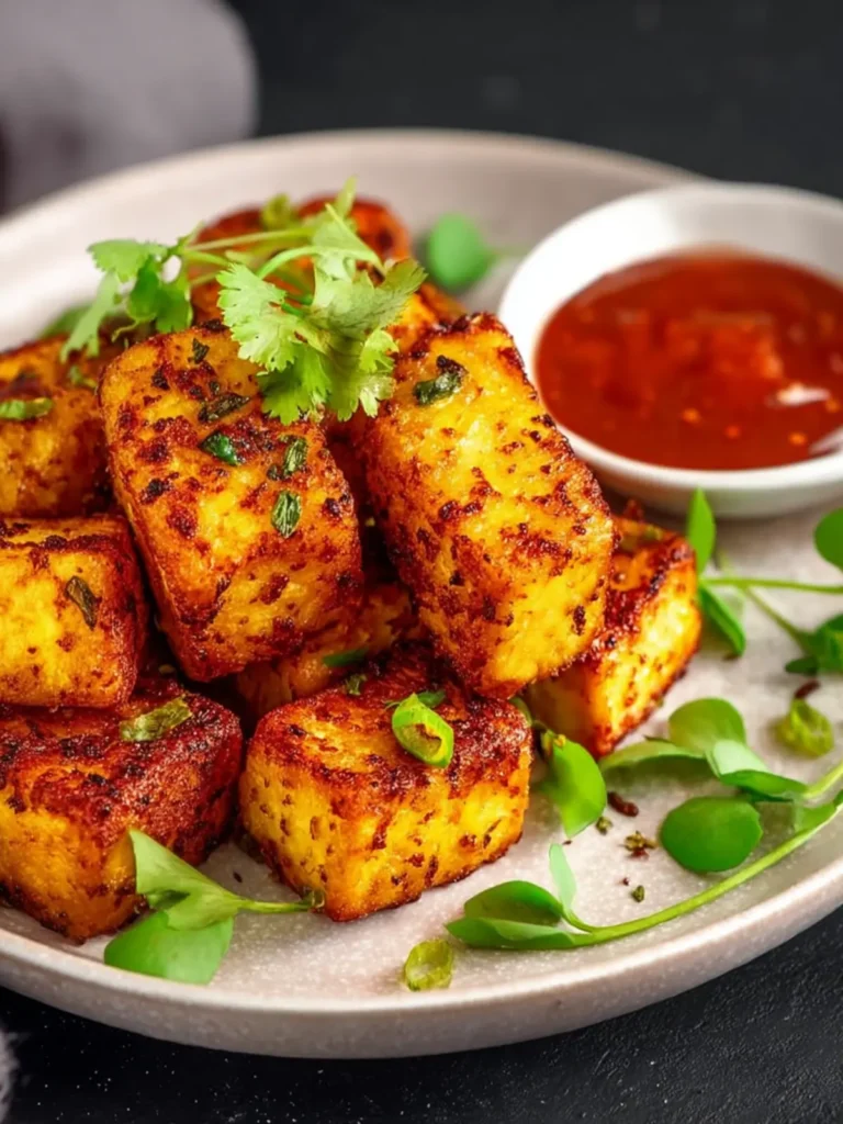 Crispy Air Fryer Tofu Recipe First Image
