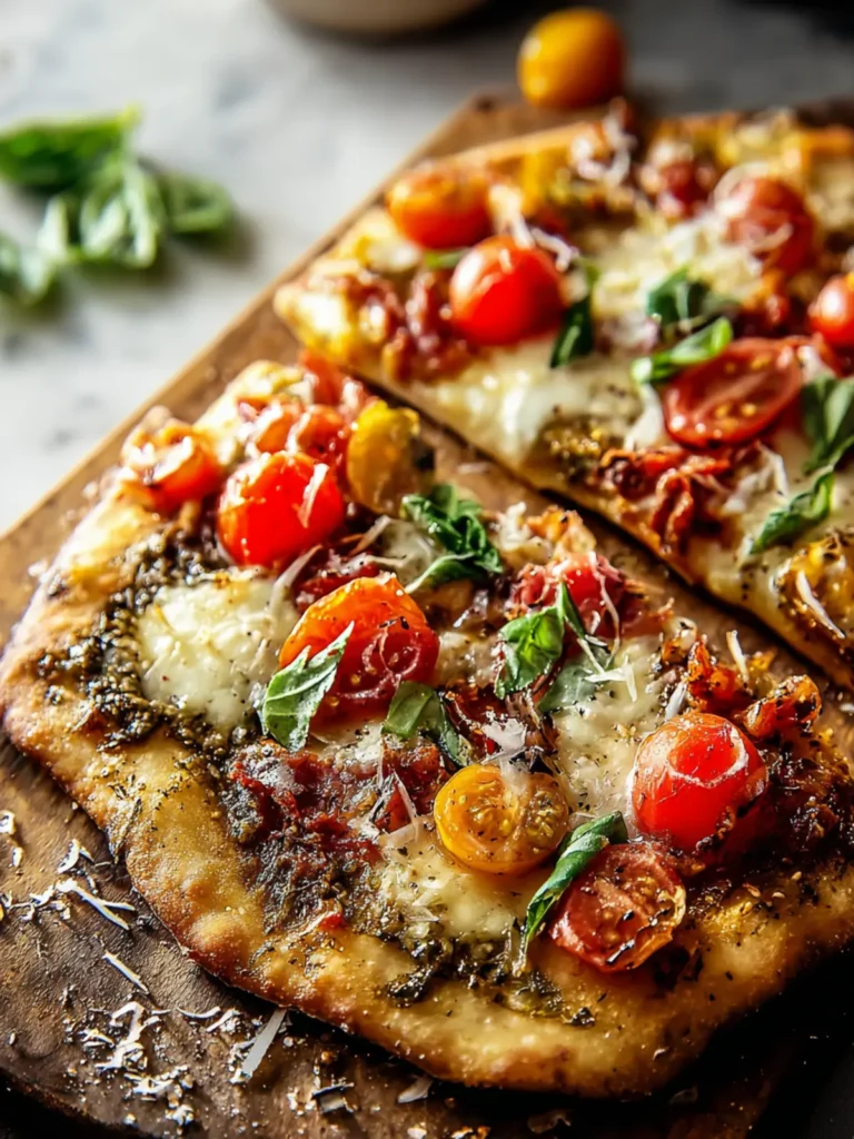 Easy Flatbread Pizza First Image