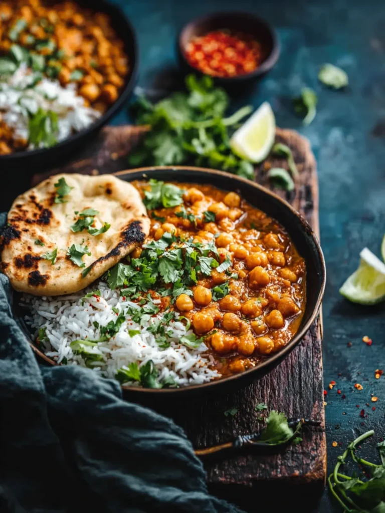 Easy Indian Chickpea Curry Recipe First Image