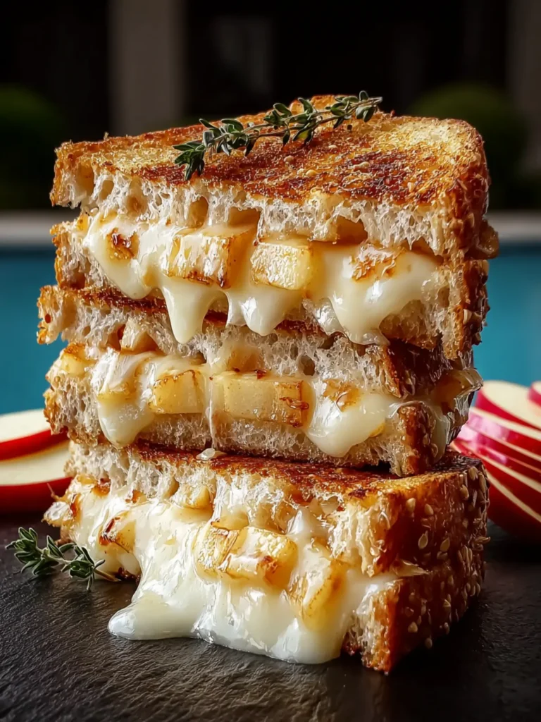Smoked Gouda Apple Grilled Cheese First Image