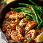 Chicken Green Bean Skillet Recipe: Simply Irresistible & Cozy 9 Chicken Green Bean Skillet Recipe First Image