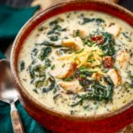 Keto Chicken Spinach & Artichoke Soup First Image