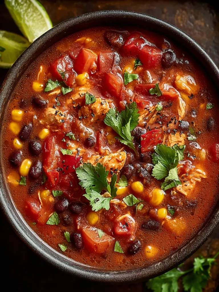 Slow Cooker Chicken Chili Recipe First Image