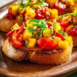 Roasted Tomato Mango Bruschetta First Image