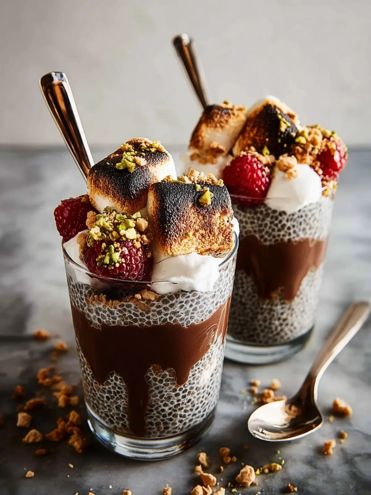 S’mores Chia Pudding Parfaits Recipe First Image