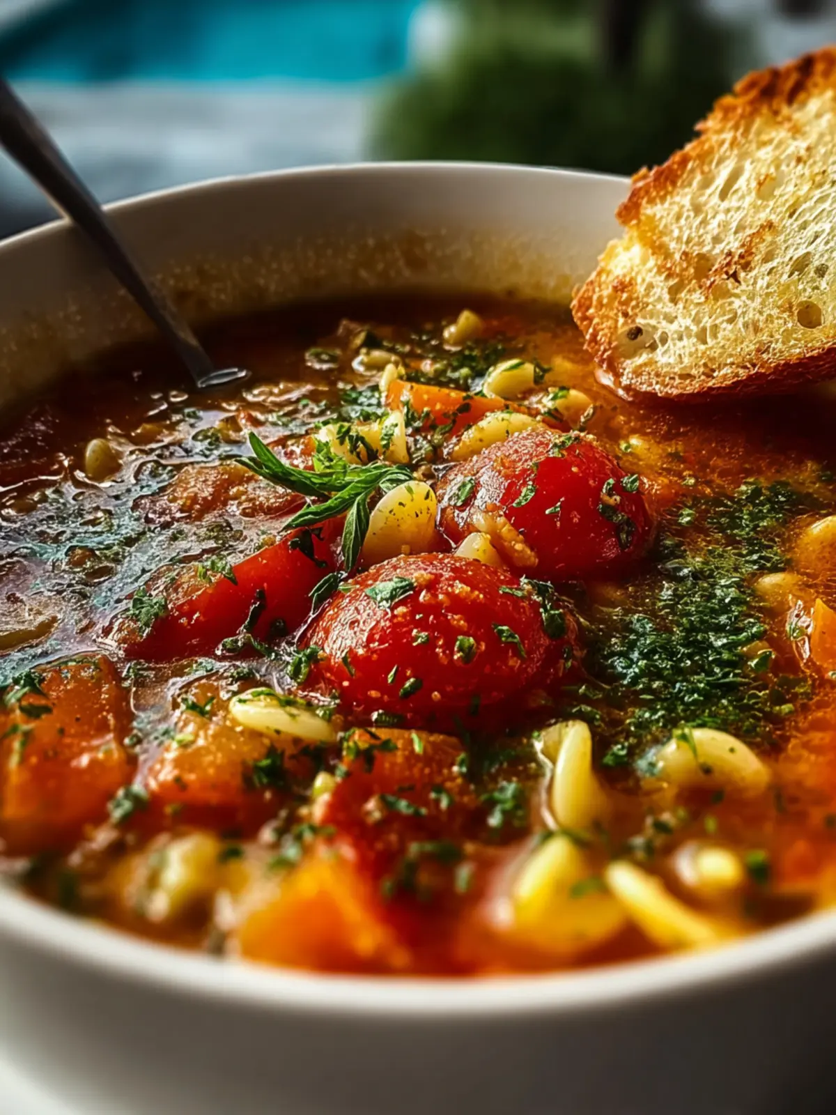 Vegan Italian Penicillin Soup First Image