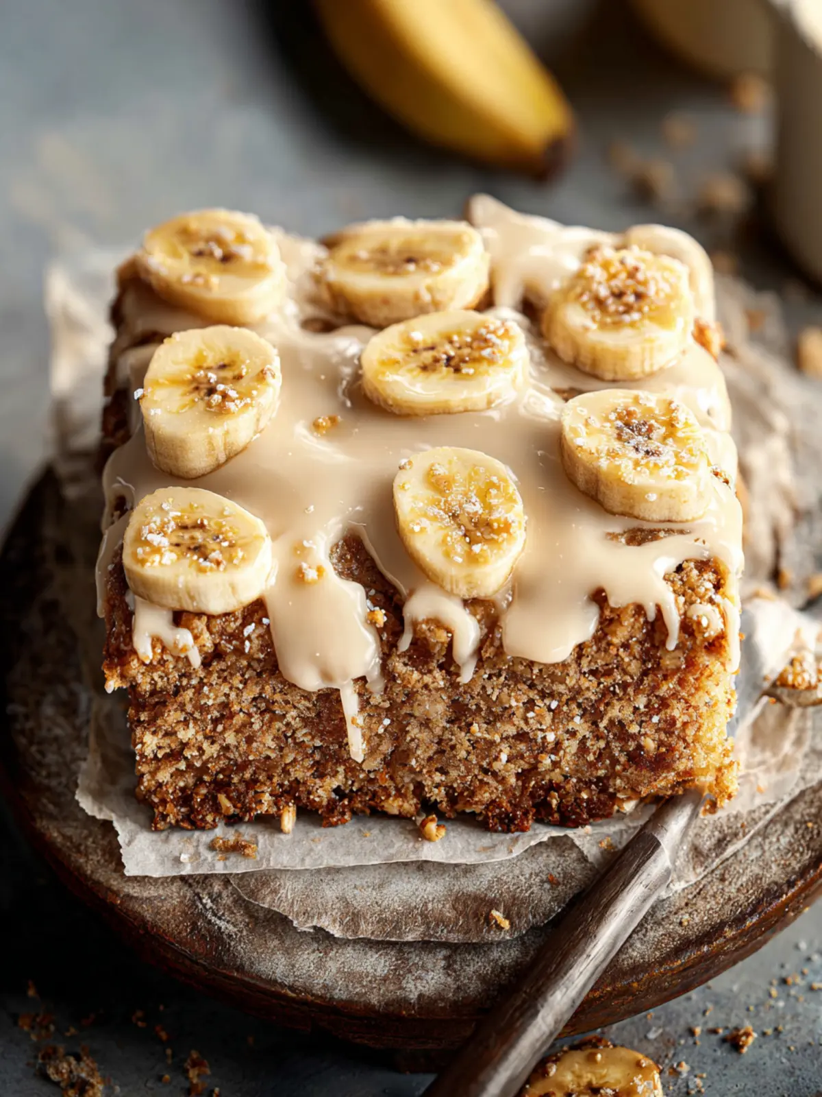 Irresistible Maple Frosted Banana Bread Bars Recipe First Image