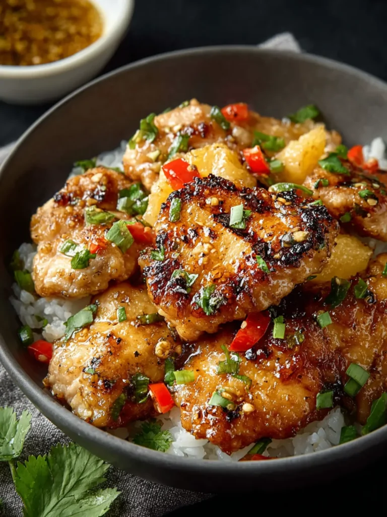 Irresistible Hawaiian Garlic Chicken First Image