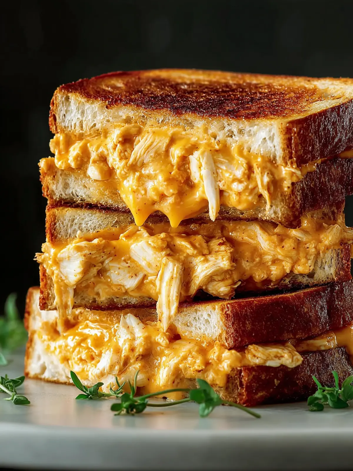 Buffalo Chicken Grilled Cheese First Image