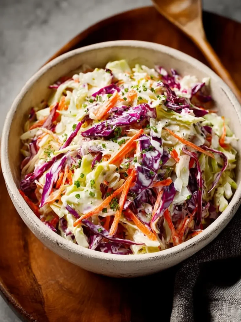 Classic Coleslaw Recipe With Creamy Dressing First Image
