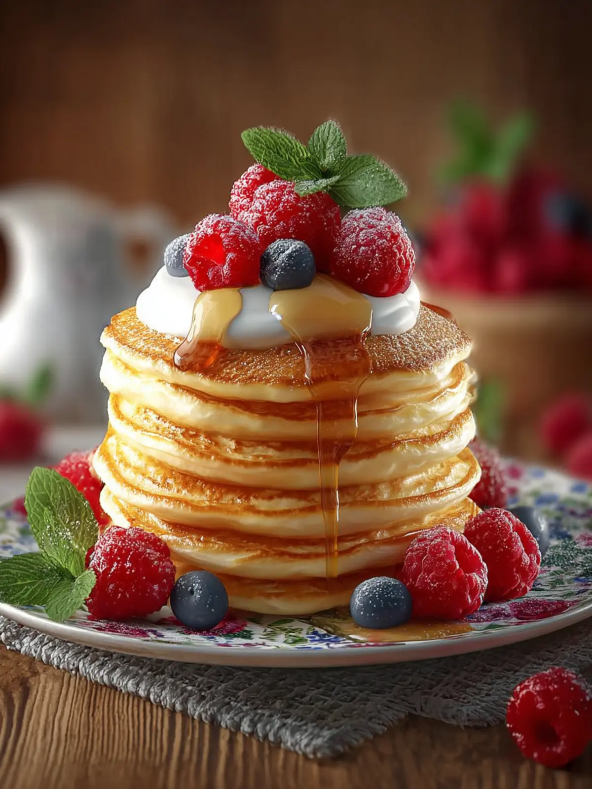 Quick and Easy Cottage Cheese Pancakes First Image