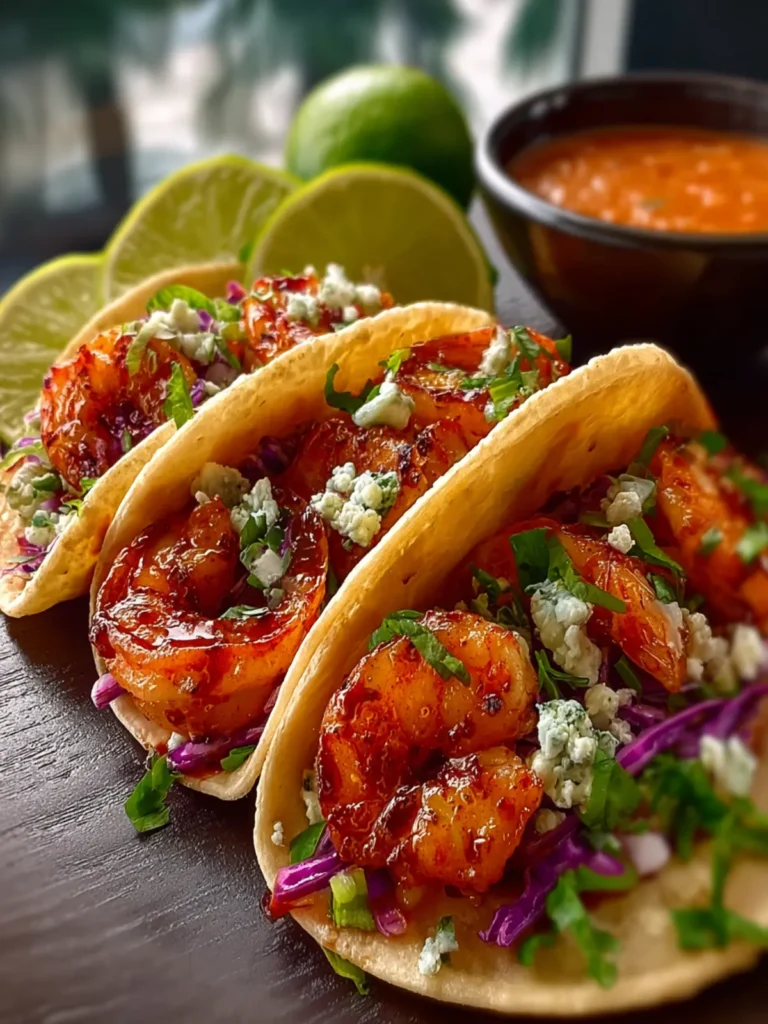 Mouthwatering Shrimp Tacos First Image