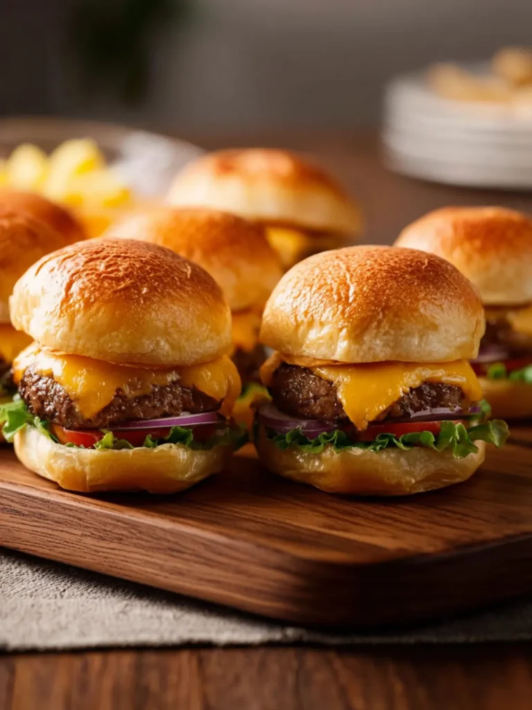Cheeseburger Sliders Hawaiian Rolls Recipe First Image
