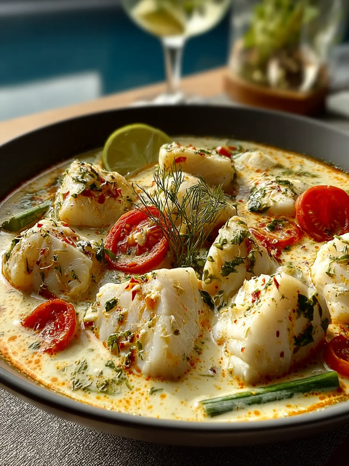 Creamy Coconut White Fish Stew First Image