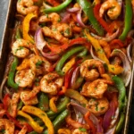 Sheet Pan Shrimp Fajitas First Image