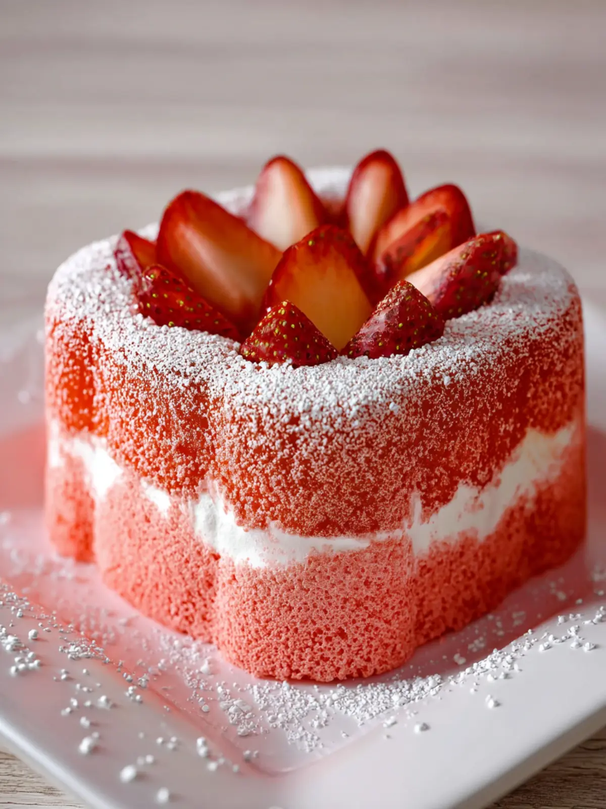 Strawberry Marshmallow Cake First Image