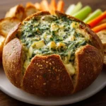 Spinach Artichoke Bread Bowl Dip First Image