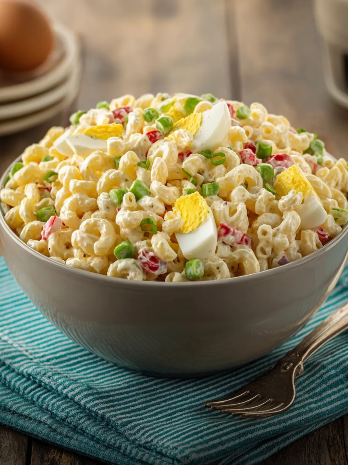 Creamy and Old Fashioned Classic Southern Macaroni Salad First Image